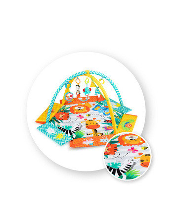 Momi Multi 2w1 Mata Edukacyjna Basen z Piłkami