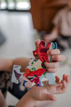 Mudpuppy Puzzle obserwacyjne Potężne dinozaury 64 elementy 4+