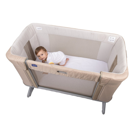 Chicco Next2Me Forever Łóżeczko Dostawne 3w1 do 22kg Honey Beige