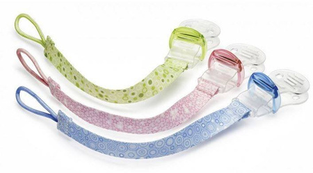 Zawieszka Do Smoczka Nieb/Ziel/Róż Happiness