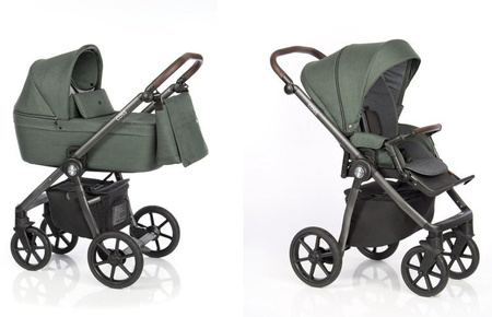 Roan Coss Wózek Głęboko-Spacerowy 2w1 Night Green