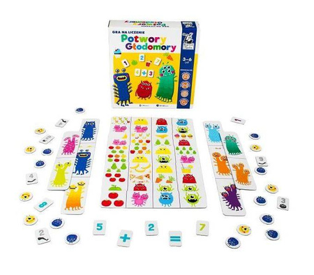 Kapitan Nauka Potwory Głodomory Gra Na Liczenie 3-6 Lat