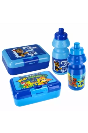 Bidon i pudełko śniadaniowe Psi Patrol mix 350 ml