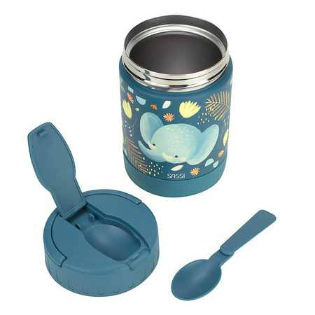 Sassi Termos obiadowy dla dzieci 350ml Słonik