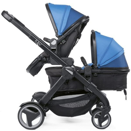 Chicco Fully Twin Bliźniaczy Wózek Wielofunkcyjny Power Blue