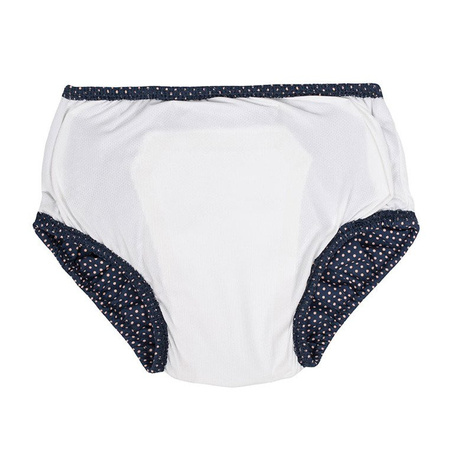 Lassig Majteczki do pływania z wkładką chłonną Polka Dots navy UV 50+