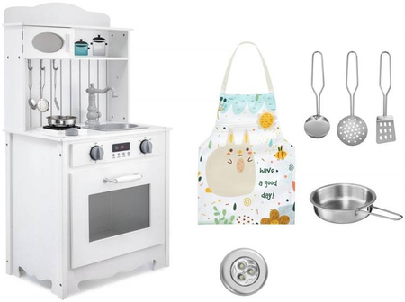 HyperMotion Drewniana Kuchnia Dla Dzieci + Akcesoria