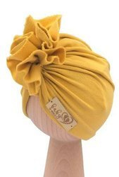 Baby in World Turban Niemowlęcy 0-3mc Musztardowy