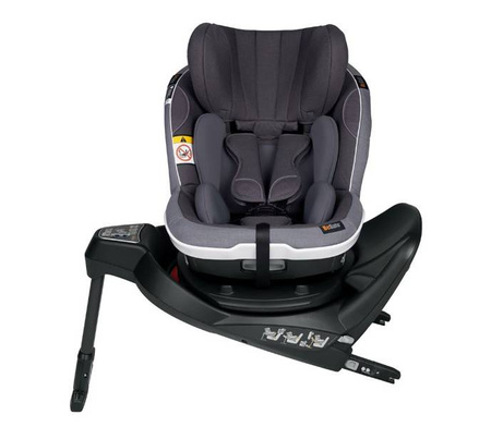 BeSafe iZi Twist M i-Size Fotelik Samochodowy Obrotowy 0-18 kg Metaliczny Melange 02