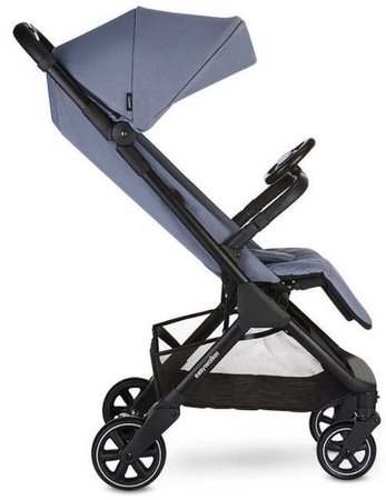 Easywalker Jackey Kompaktowy Wózek Spacerowy z Torbą Transportową Pebble Grey