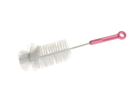 Akuku Szczotka Do Butelek i Smoczków Różowa