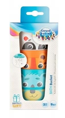 Canpol babies wiaderka do kąpieli HELLO LITTLE 3szt. 56/000