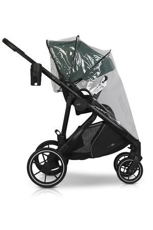 Easy Go Duoflex Wózek Głęboko-Spacerowy Bliźniaczy Rok po Roku Sage Green 2 Siedziska 1 Gondola