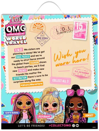 L.O.L. Surprise Lalka OMG Travel Doll - Fly Gurl Fly Gurl