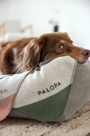 PALOPA Kocyk dla psa Ida M paski dark green