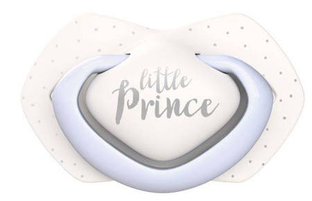 Canpol babies - Zestaw Smoczków Uspokajających Silikonowych Symetrycznych Light Touch Royal Baby 0-6m (2szt.) 22/650_blu Blue