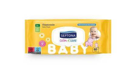 Septona Nawilżane Chusteczki z Rumiankiem 80 Szt.