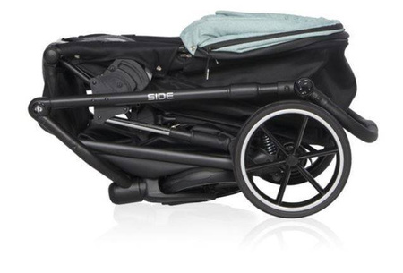 Riko Side Wózek Głęboko-Spacerowy 2w1 Anthracite