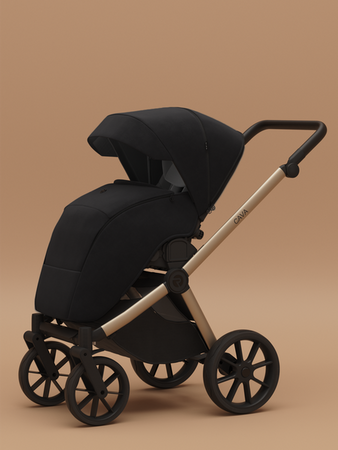 Riko Cava Wózek Głęboko-Spacerowy 02 Coal