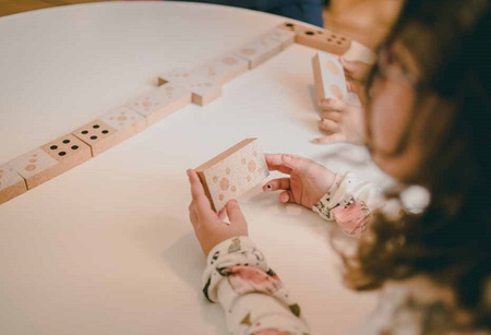 Elou Ekologiczne Klocki Korkowe - Domino 18m+