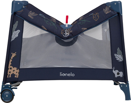 Lionelo Bonnie - składany kojec dziecięcy | Blue Navy