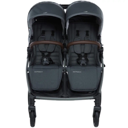 Mast M.Twin x Wózek Bliźniaczy Mast Swiss Design Koła Light Volcanic Ash