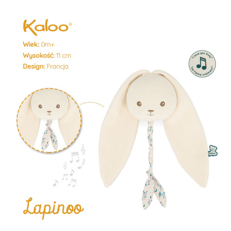 Kaloo Miękka Pozytywka Królik Kremowy Lapinoo