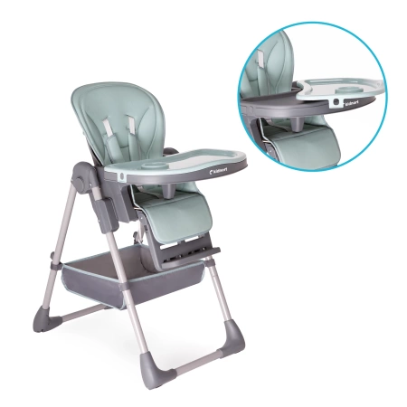 Kidnort Jordgubbe Krzesełko do Karmienia Zielone