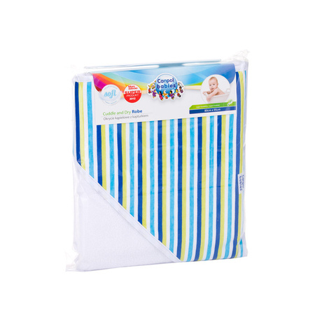 Canpol Babies Okrycie Kąpielowe Dla Niemowląt z Kapturkiem 80x95cm 26/300Mix