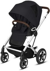 Cybex Talos S Lux Wózek Spacerowy Srebrna Rama Deep Black