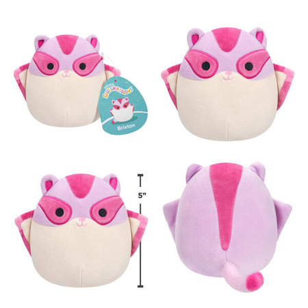 Jazwares Brixton Pink Sugar Glider. Squishmallows. Seria 16, Pluszak, 13 cm