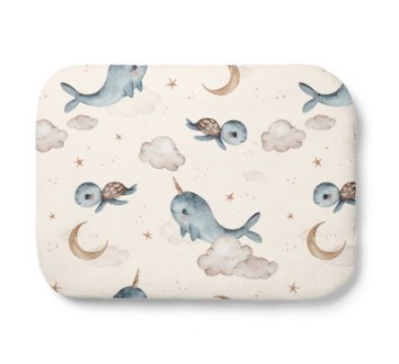 Waldin Poduszka Bambus 40x30 Wieloryb Kremowy