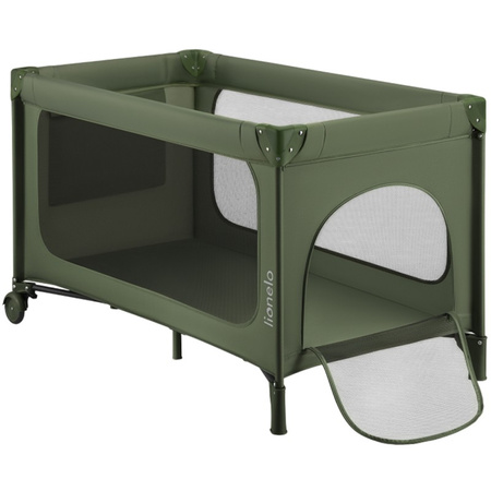 Lionelo Jasmin łóżeczko turystyczne Easy Fold Green Olive