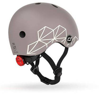 Scootandride Kask XXS-S Dla dzieci 1-5 Lat Brown Lines