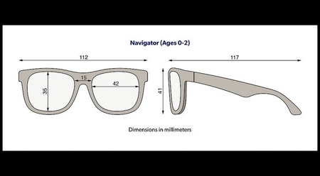 Babiators O-NAV015-M Rozmiar 3 - 5+ Little Lilac