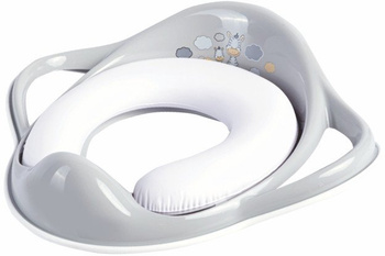 Maltex Nakładka miękka z gumkami antypoślizgowymi Zebra szaro-biała (6181_60)