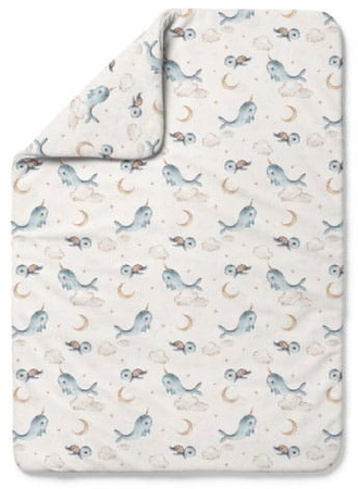 Waldin Kołdra Bambusowa 135x100 Wieloryb Beżowy