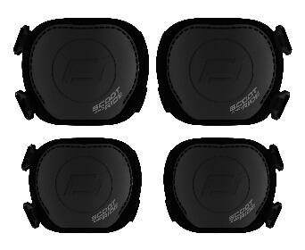 Scootandride Zestaw Ochraniaczy dla Dzieci XXS Black