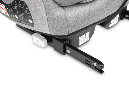 Caretero Irbis i-Size Fotelik Samochodowy 15-36 kg Grey Melange
