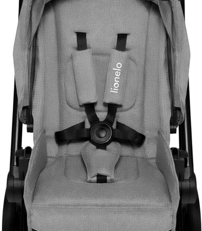 Lionelo Mika Wózek Głęboko-Spacerowy + Fotelik Samochodowy 0-13 kg 3w1 Grey Stone