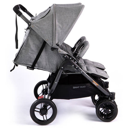 Valco Snap Duo Tailor Made Wózek Spacerowy Bliźniaczy Grey Marle