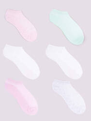 Yo! Stopki ażurowe dziewczęce 6 Sztuk Rozmiar 31-34