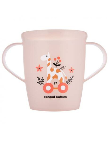 Canpol Babies Kubek z Uchwytami Toys 250 ml Koralowy 2/101_pin