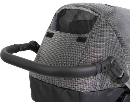 Kunert Tiaro Premium Wózek Głęboko-Spacerowy 2w1 Brąz + Krem Grafitowa Rama Koła Żelowe