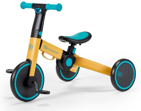 Kinderkraft 4TRIKE Rowerek Trójkołowy Primrose Yellow