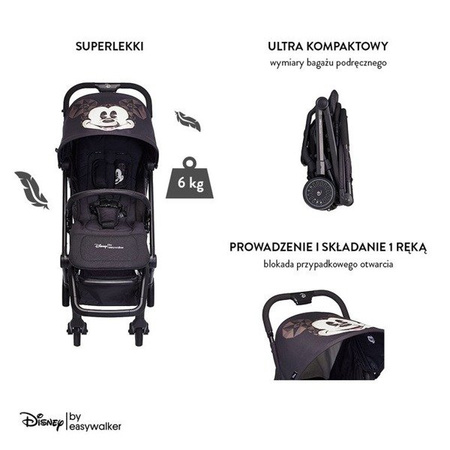 Disney by Easywalker Buggy XS Wózek spacerowy z osłonką przeciwdeszczową Minnie Ornament