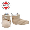 Lodger Buciki kapcie z antypoślizgową podeszwą bawełniane beżowe Ciumbelle Ivory 6-12 m.