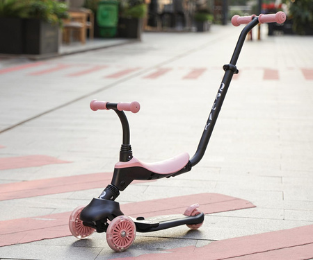 Qplay Hulajnoga Sema Evo 3w1 Coral Pink