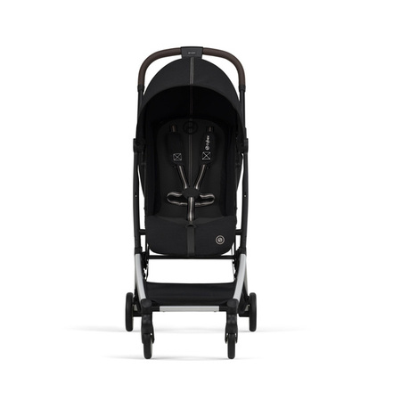 Cybex Orfeo Wózek Spacerowy Rama Srebrna Moon Black + Pałąk