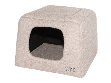 Petto Domek Legowisko 2w1 Uchi Cozy Beżowe